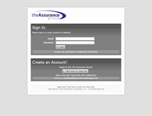 Tablet Screenshot of myassureweb.com